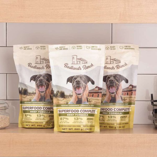 Badlands Ranch Superfood Complete Beef Formula Air-Dried Dog Food Hot on Sale