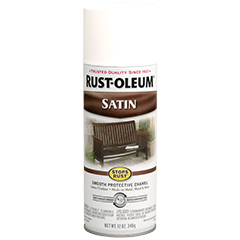 Rust-Oleum® Satin Enamel Spray White Cheap