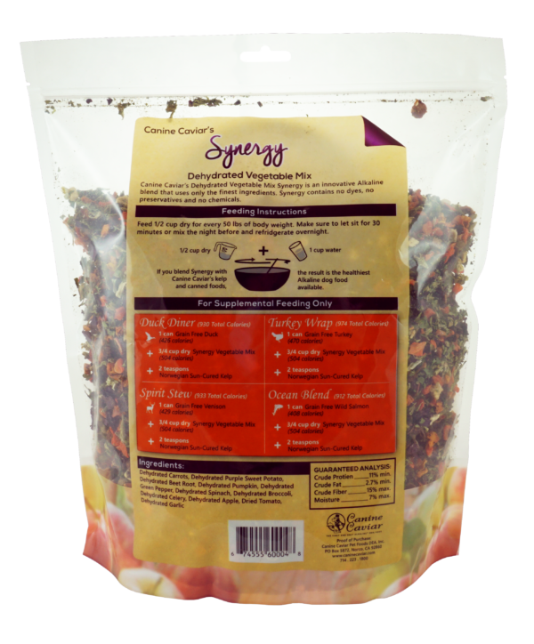 Canine Caviar Synergy Dehydrated Vegetable Mix Supply