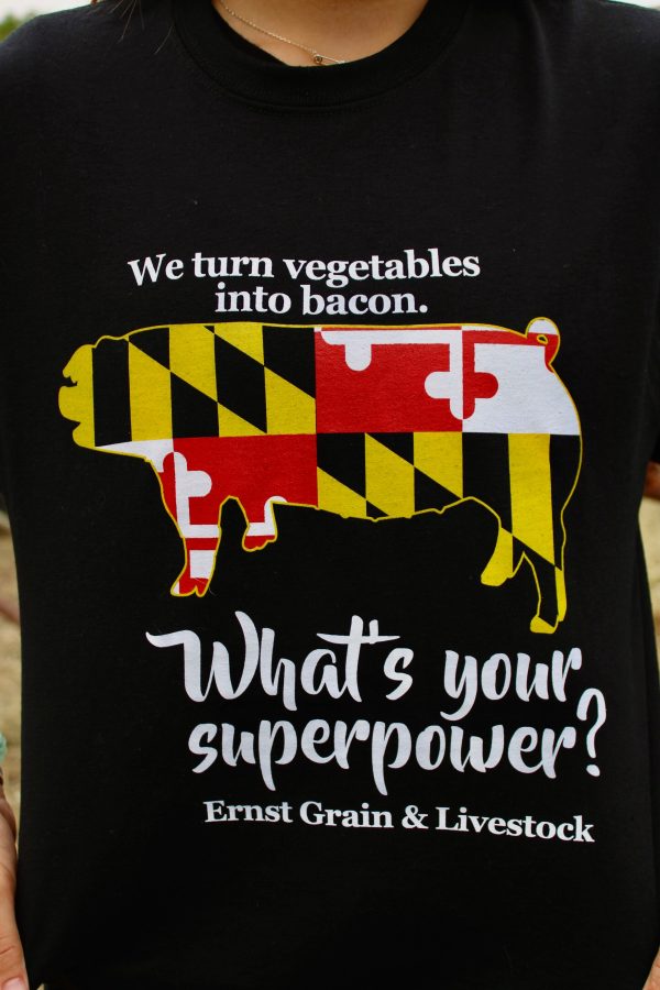 Ernst Grain & Livestock MD Pig Superpower T-Shirt Hot on Sale