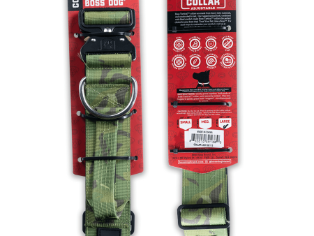 Boss Dog Tactical Green Camo Collar Sale