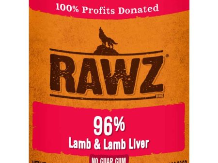 RAWZ 96% Lamb & Lamb Liver Canned Food for Dogs Hot on Sale