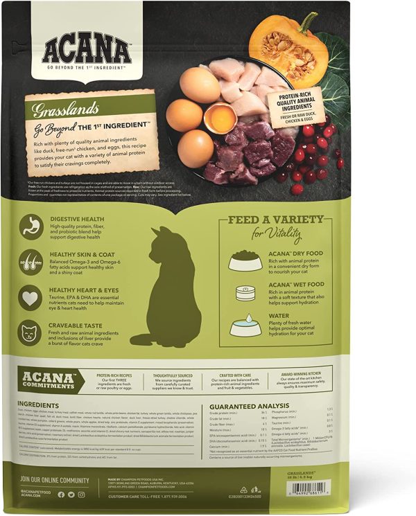 ACANA Grasslands Dry Cat Food For Sale