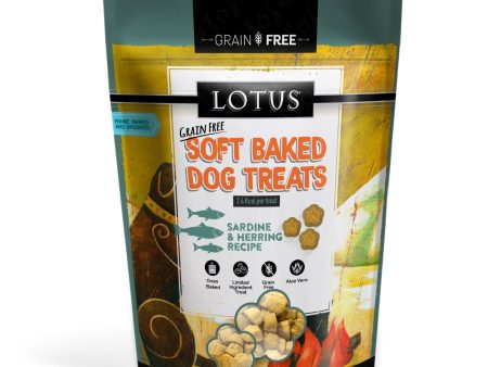 Lotus Grain Free Sardine & Herring Recipe Soft Baked Dog Treats Discount