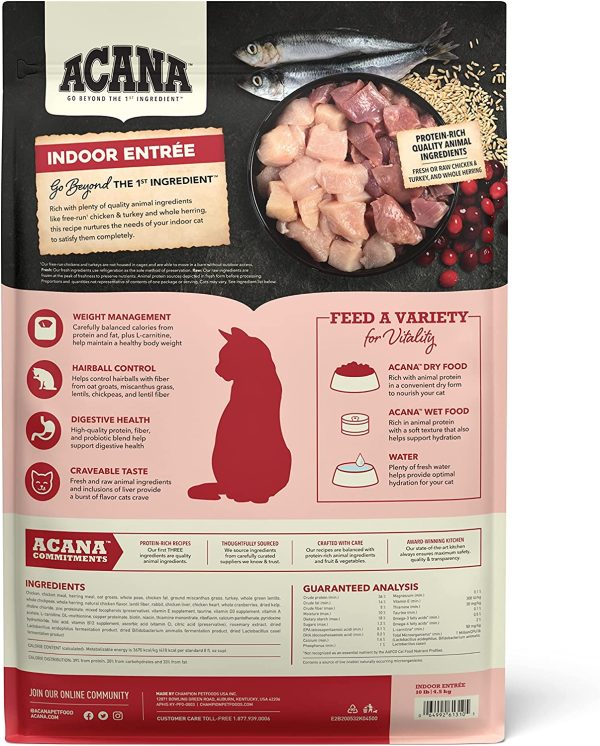 ACANA Indoor Entrée Dry Cat Food For Cheap