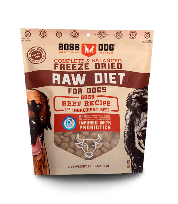 Boss Dog Freeze Dried Diet Complete Beef Recipe For Sale