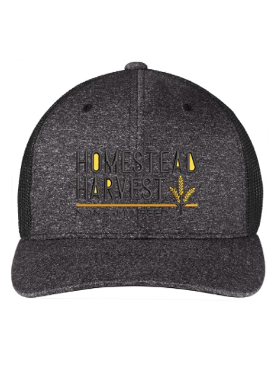 Black and Grey Homestead Harvest Hat For Discount