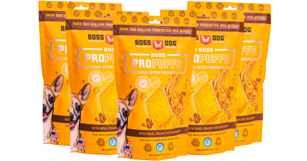 Boss Dog Propuffs Treat for Dogs Real Peanut Butter Flavor Online Sale