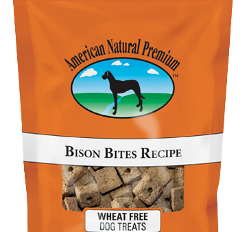 American Natural Premium Bison Bites Dog Treats Online Sale