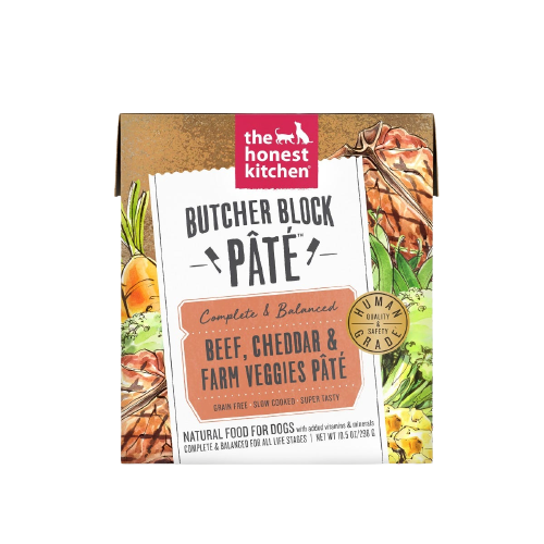 Butcher Block Pate Beef, Cheddar & Farm Veggies Pate for Dogs on Sale