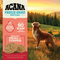 ACANA Ranch-Raised Beef Recipe Freeze Dried Dog Food Supply